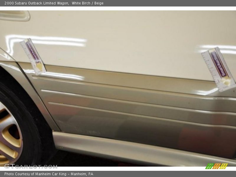 White Birch / Beige 2000 Subaru Outback Limited Wagon