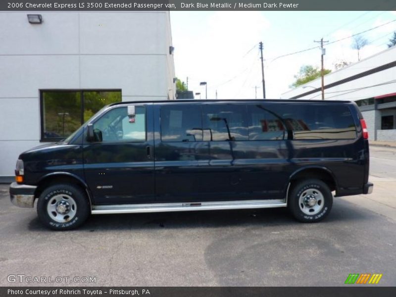 Dark Blue Metallic / Medium Dark Pewter 2006 Chevrolet Express LS 3500 Extended Passenger van