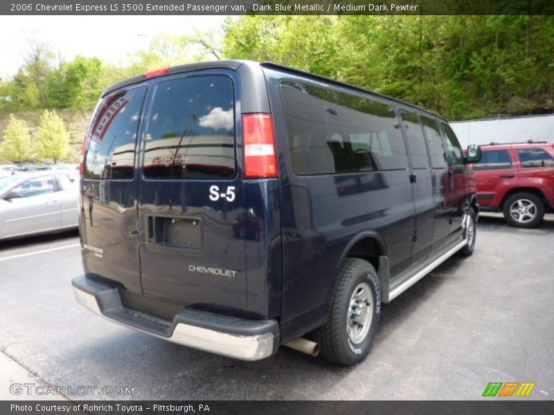 Dark Blue Metallic / Medium Dark Pewter 2006 Chevrolet Express LS 3500 Extended Passenger van