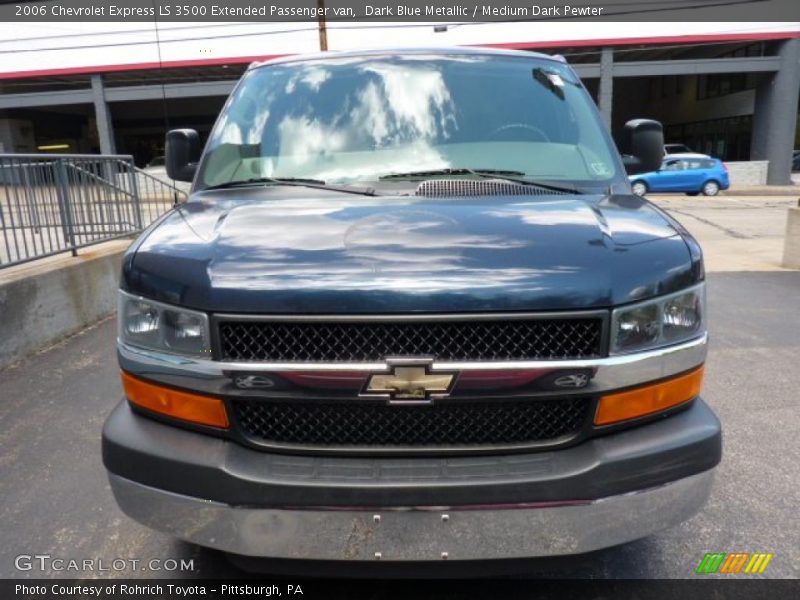 Dark Blue Metallic / Medium Dark Pewter 2006 Chevrolet Express LS 3500 Extended Passenger van
