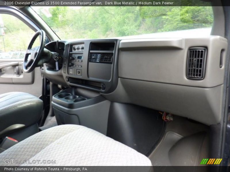 Dark Blue Metallic / Medium Dark Pewter 2006 Chevrolet Express LS 3500 Extended Passenger van