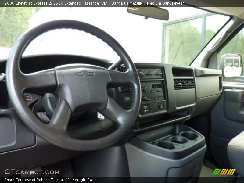 Dark Blue Metallic / Medium Dark Pewter 2006 Chevrolet Express LS 3500 Extended Passenger van