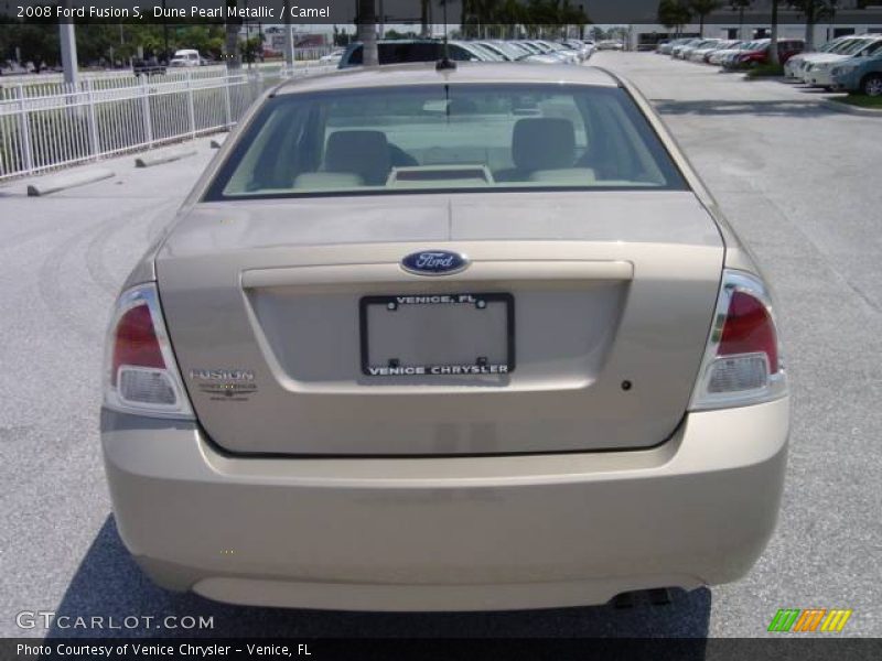 Dune Pearl Metallic / Camel 2008 Ford Fusion S