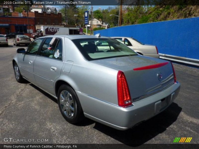 Radiant Silver / Titanium/Dark Titanium 2010 Cadillac DTS
