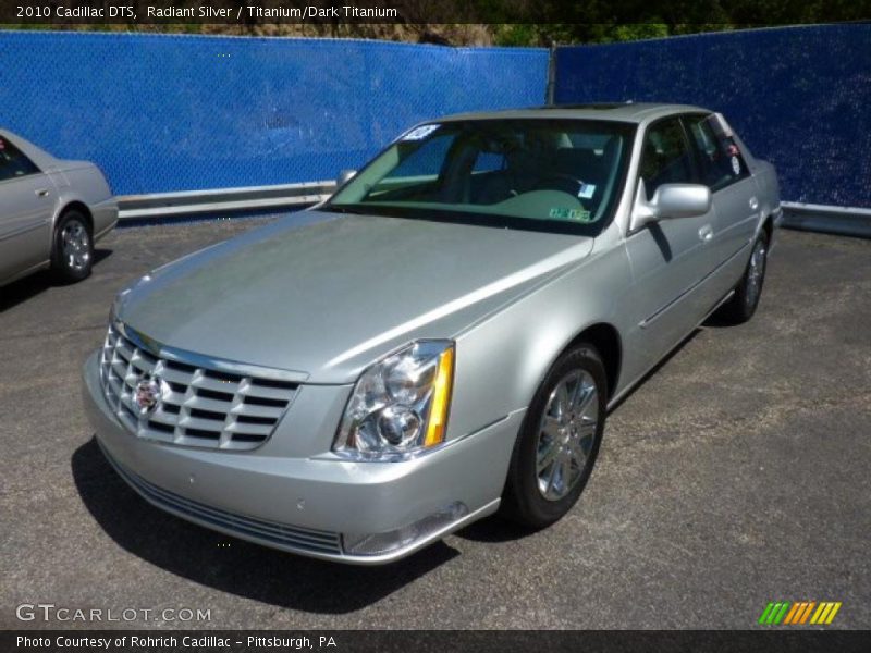 Radiant Silver / Titanium/Dark Titanium 2010 Cadillac DTS