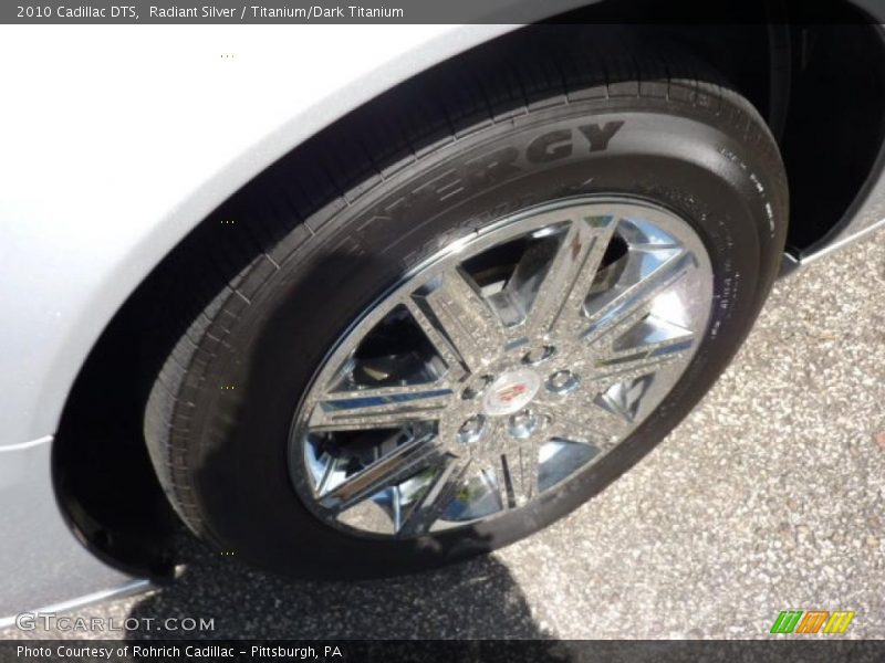 Radiant Silver / Titanium/Dark Titanium 2010 Cadillac DTS
