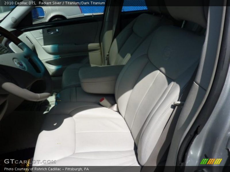 Radiant Silver / Titanium/Dark Titanium 2010 Cadillac DTS