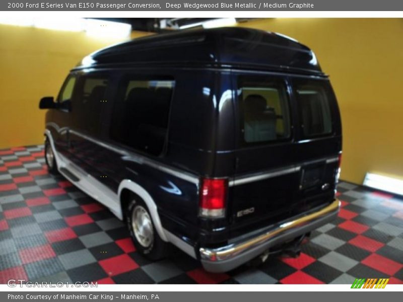 Deep Wedgewood Blue Metallic / Medium Graphite 2000 Ford E Series Van E150 Passenger Conversion