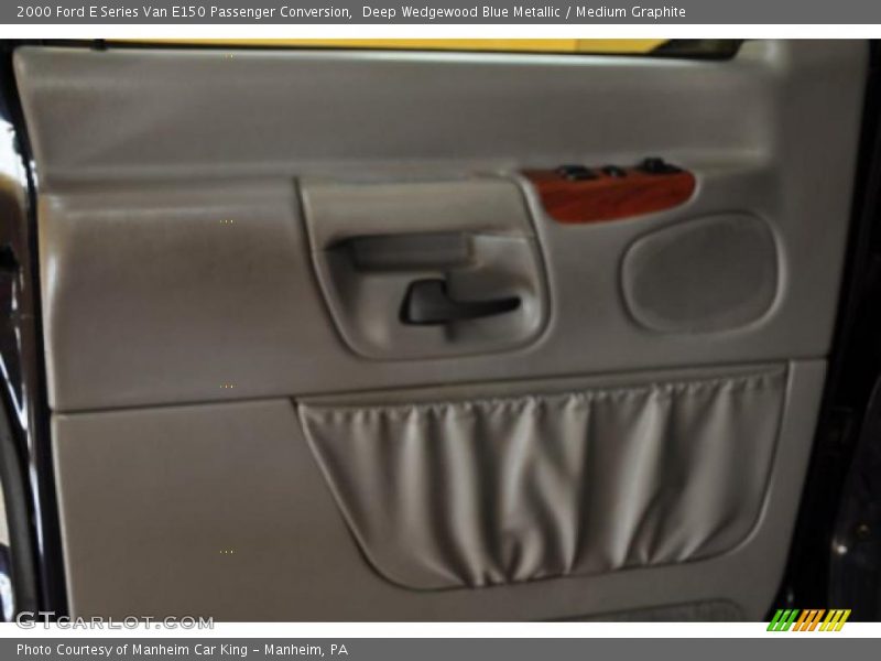 Deep Wedgewood Blue Metallic / Medium Graphite 2000 Ford E Series Van E150 Passenger Conversion