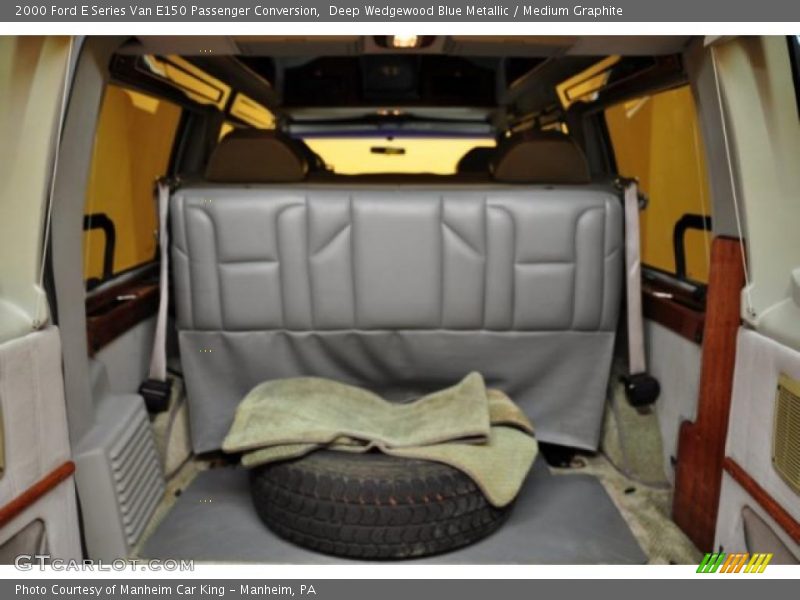 Deep Wedgewood Blue Metallic / Medium Graphite 2000 Ford E Series Van E150 Passenger Conversion