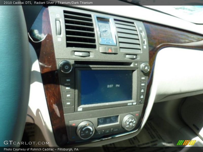 Radiant Silver / Titanium/Dark Titanium 2010 Cadillac DTS