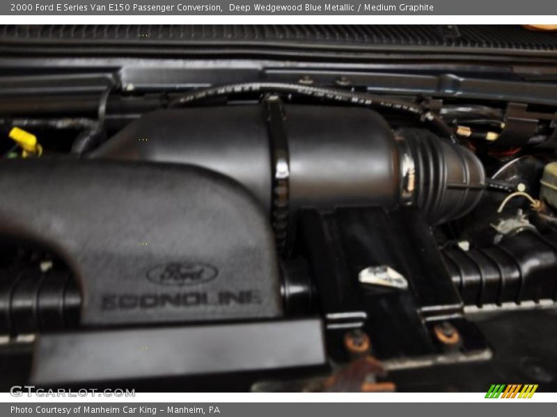 Deep Wedgewood Blue Metallic / Medium Graphite 2000 Ford E Series Van E150 Passenger Conversion