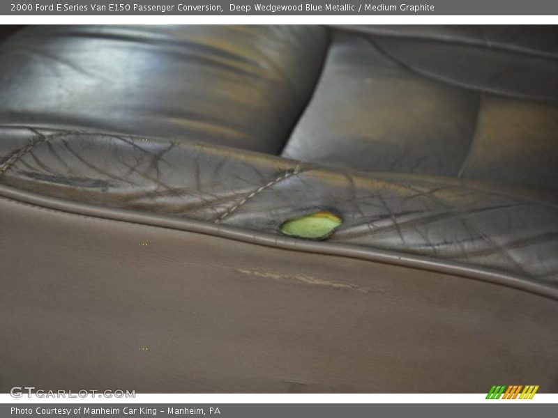 Deep Wedgewood Blue Metallic / Medium Graphite 2000 Ford E Series Van E150 Passenger Conversion