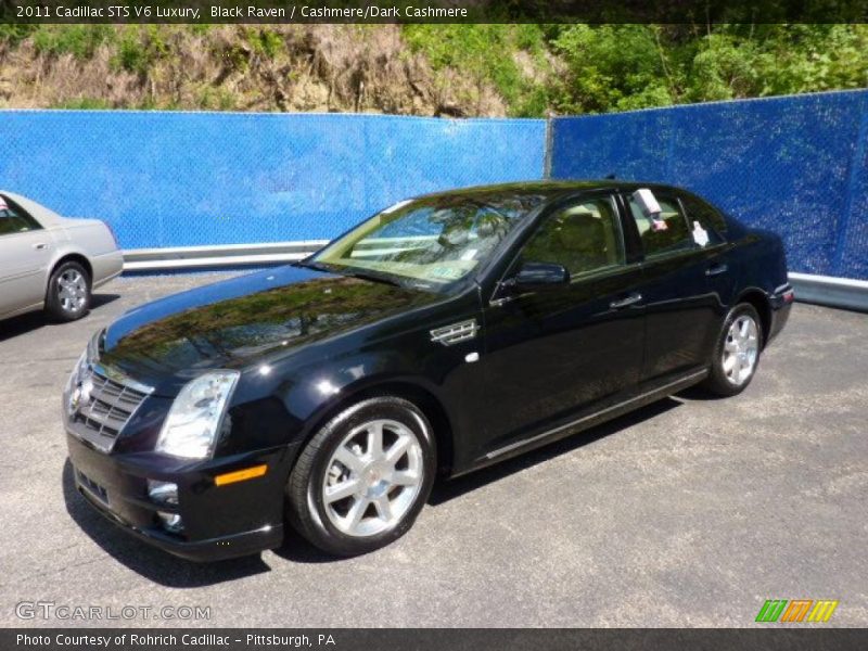 Black Raven / Cashmere/Dark Cashmere 2011 Cadillac STS V6 Luxury