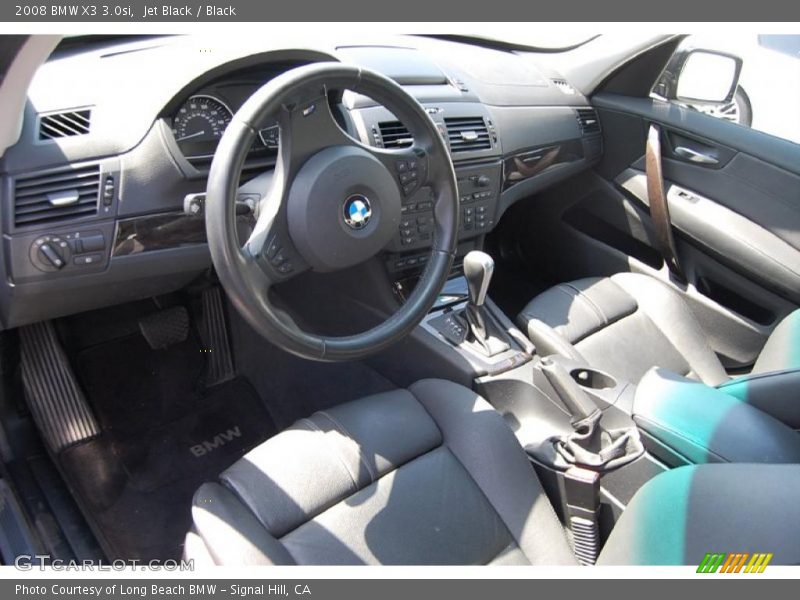 Jet Black / Black 2008 BMW X3 3.0si