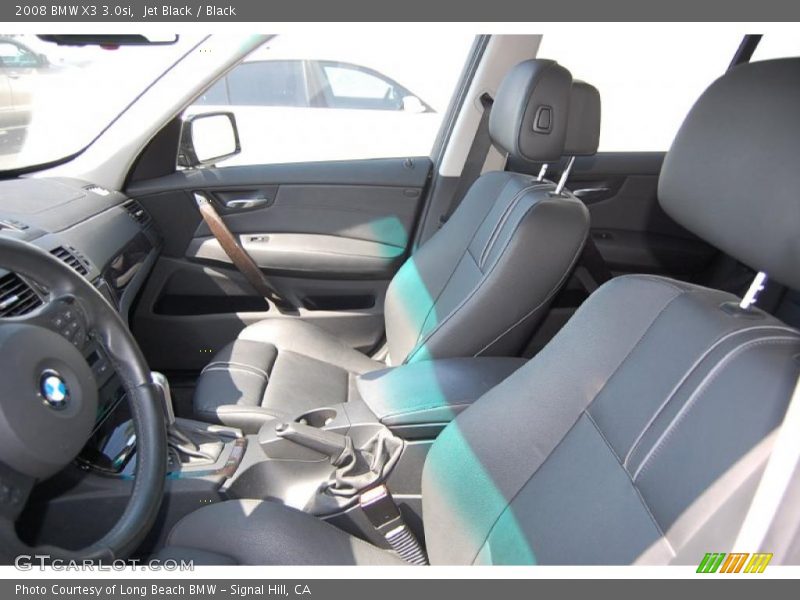 Jet Black / Black 2008 BMW X3 3.0si
