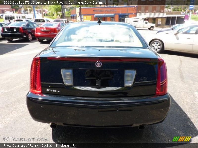 Black Raven / Cashmere/Dark Cashmere 2011 Cadillac STS V6 Luxury