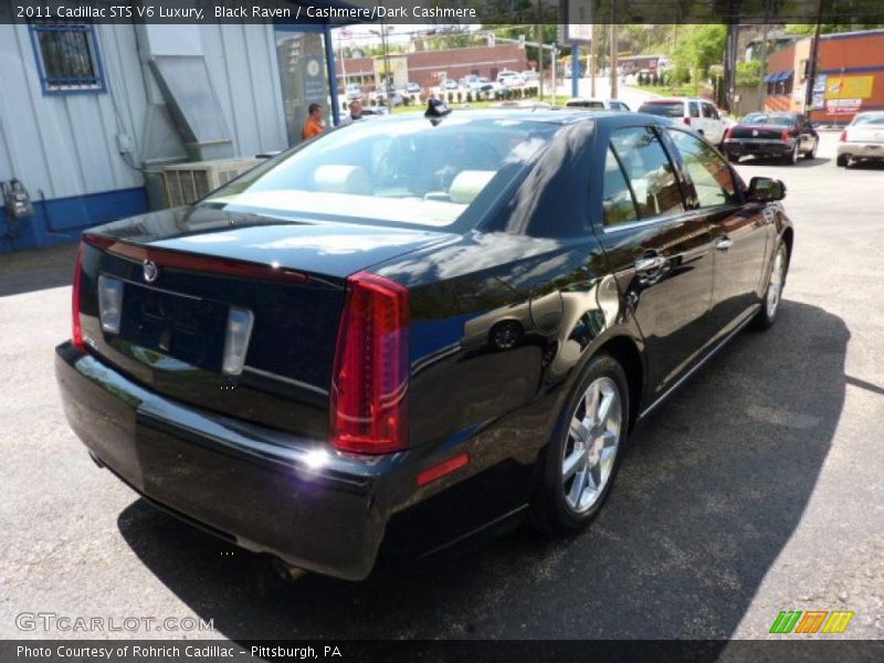 Black Raven / Cashmere/Dark Cashmere 2011 Cadillac STS V6 Luxury
