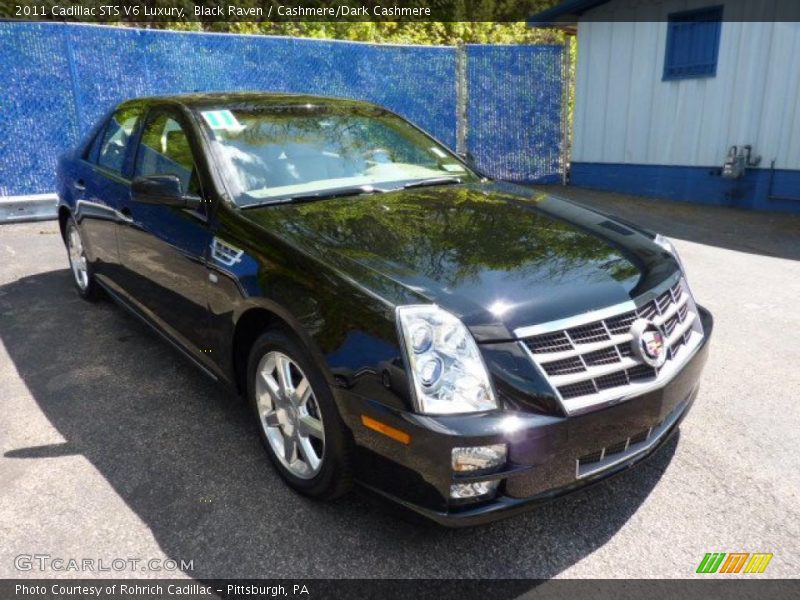 Black Raven / Cashmere/Dark Cashmere 2011 Cadillac STS V6 Luxury