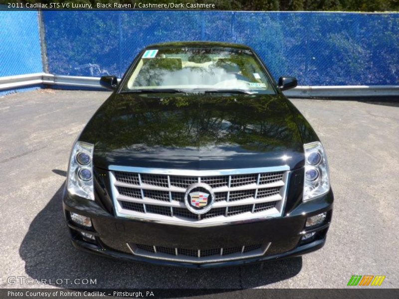 Black Raven / Cashmere/Dark Cashmere 2011 Cadillac STS V6 Luxury