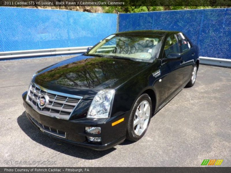Black Raven / Cashmere/Dark Cashmere 2011 Cadillac STS V6 Luxury