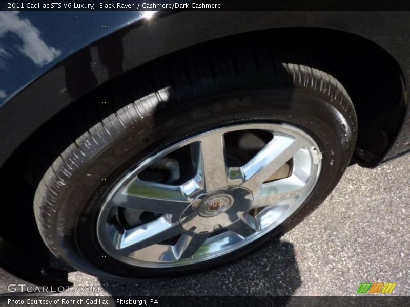Black Raven / Cashmere/Dark Cashmere 2011 Cadillac STS V6 Luxury