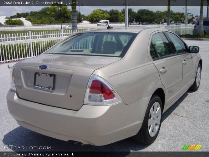 Dune Pearl Metallic / Camel 2008 Ford Fusion S