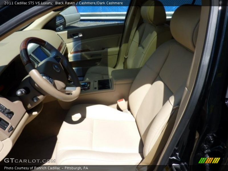Black Raven / Cashmere/Dark Cashmere 2011 Cadillac STS V6 Luxury