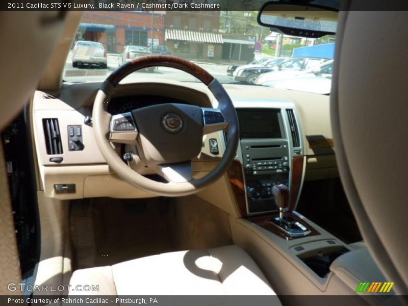 Black Raven / Cashmere/Dark Cashmere 2011 Cadillac STS V6 Luxury