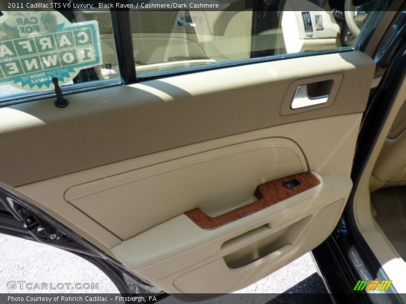 Black Raven / Cashmere/Dark Cashmere 2011 Cadillac STS V6 Luxury