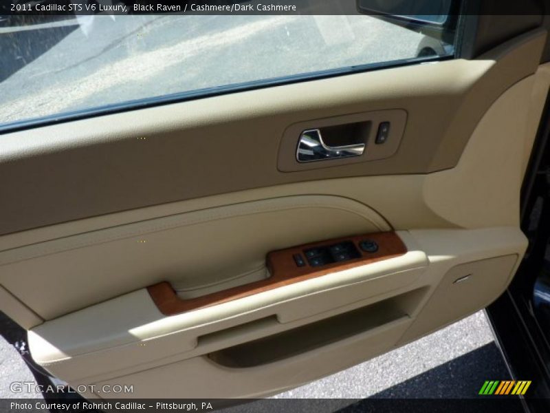 Black Raven / Cashmere/Dark Cashmere 2011 Cadillac STS V6 Luxury