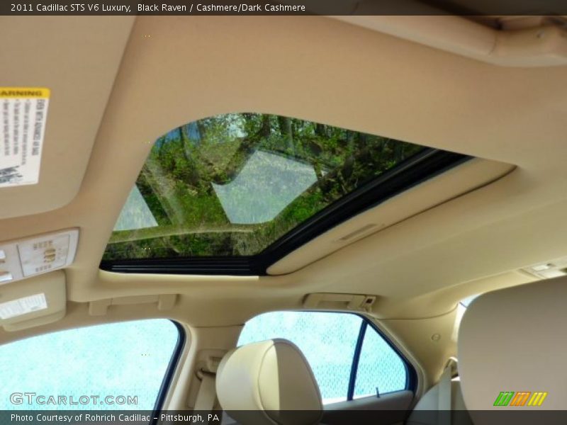 Black Raven / Cashmere/Dark Cashmere 2011 Cadillac STS V6 Luxury