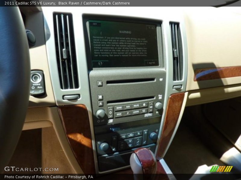 Black Raven / Cashmere/Dark Cashmere 2011 Cadillac STS V6 Luxury