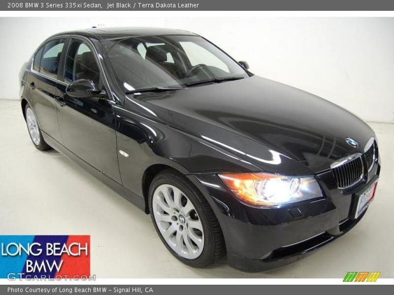 Jet Black / Terra Dakota Leather 2008 BMW 3 Series 335xi Sedan
