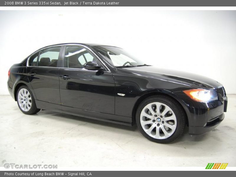 Jet Black / Terra Dakota Leather 2008 BMW 3 Series 335xi Sedan