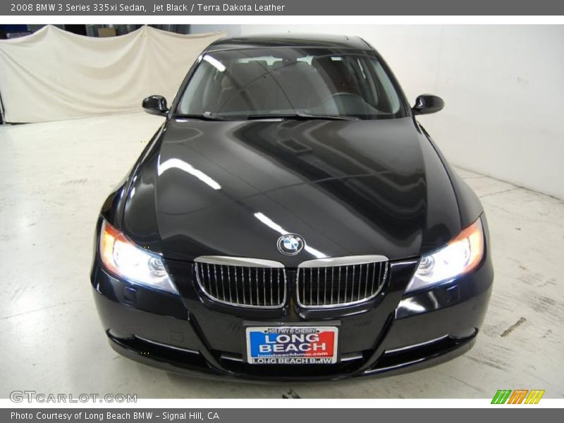 Jet Black / Terra Dakota Leather 2008 BMW 3 Series 335xi Sedan