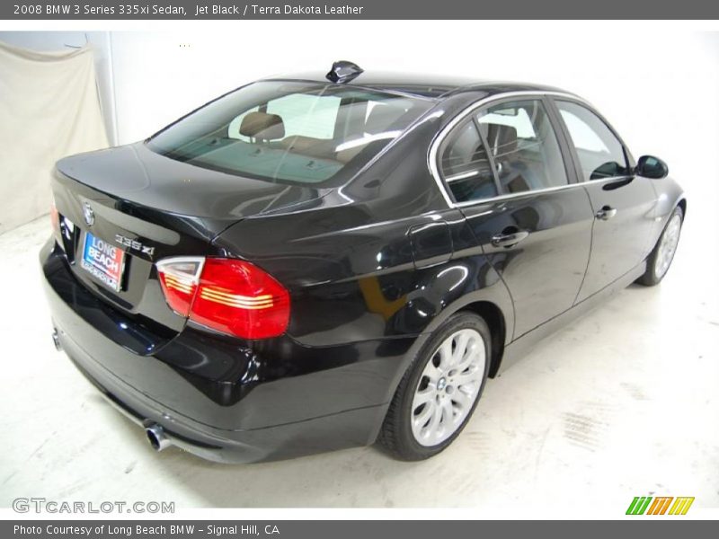 Jet Black / Terra Dakota Leather 2008 BMW 3 Series 335xi Sedan