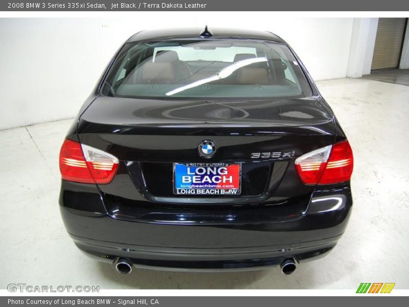 Jet Black / Terra Dakota Leather 2008 BMW 3 Series 335xi Sedan