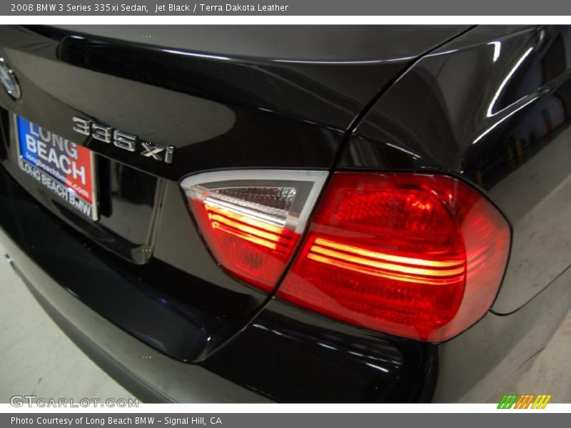 Jet Black / Terra Dakota Leather 2008 BMW 3 Series 335xi Sedan