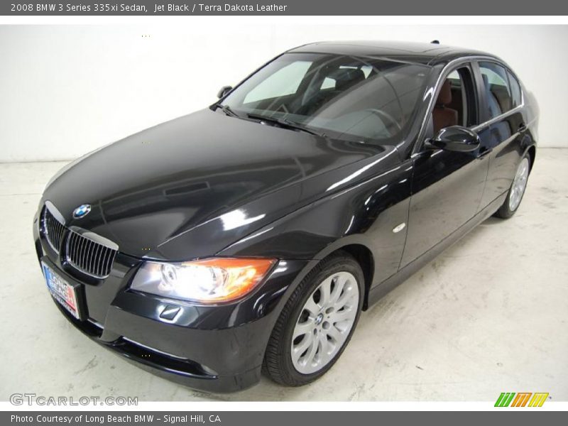 Jet Black / Terra Dakota Leather 2008 BMW 3 Series 335xi Sedan