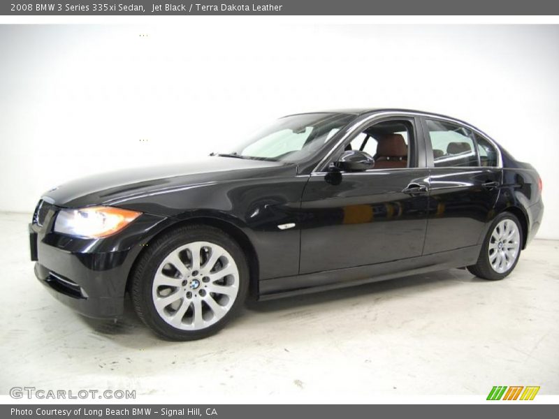 Jet Black / Terra Dakota Leather 2008 BMW 3 Series 335xi Sedan