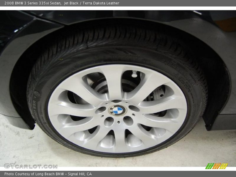 Jet Black / Terra Dakota Leather 2008 BMW 3 Series 335xi Sedan