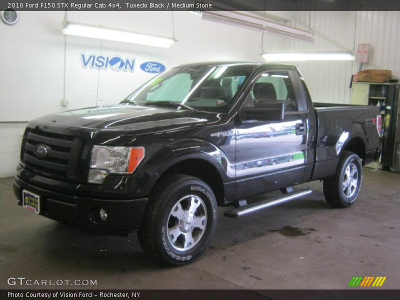 Tuxedo Black / Medium Stone 2010 Ford F150 STX Regular Cab 4x4