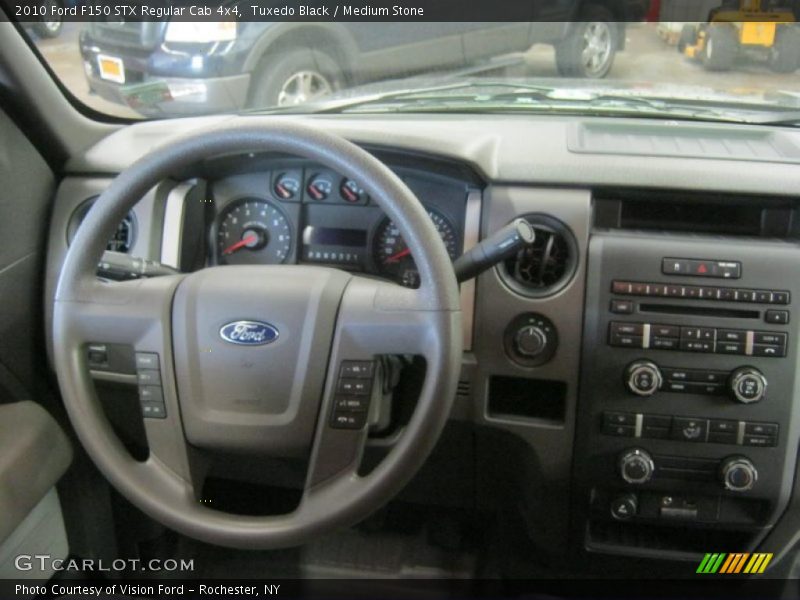 Tuxedo Black / Medium Stone 2010 Ford F150 STX Regular Cab 4x4