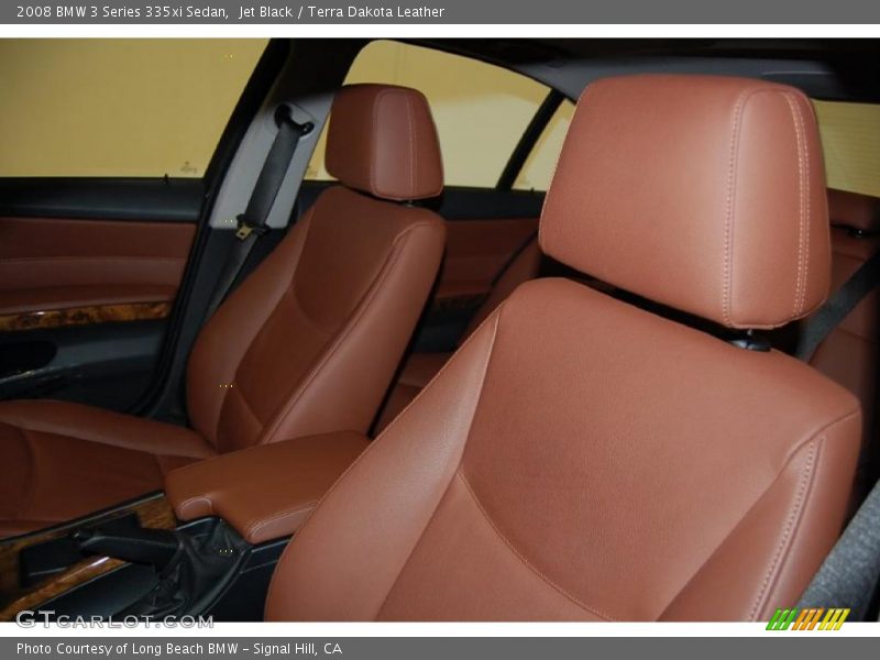 Jet Black / Terra Dakota Leather 2008 BMW 3 Series 335xi Sedan