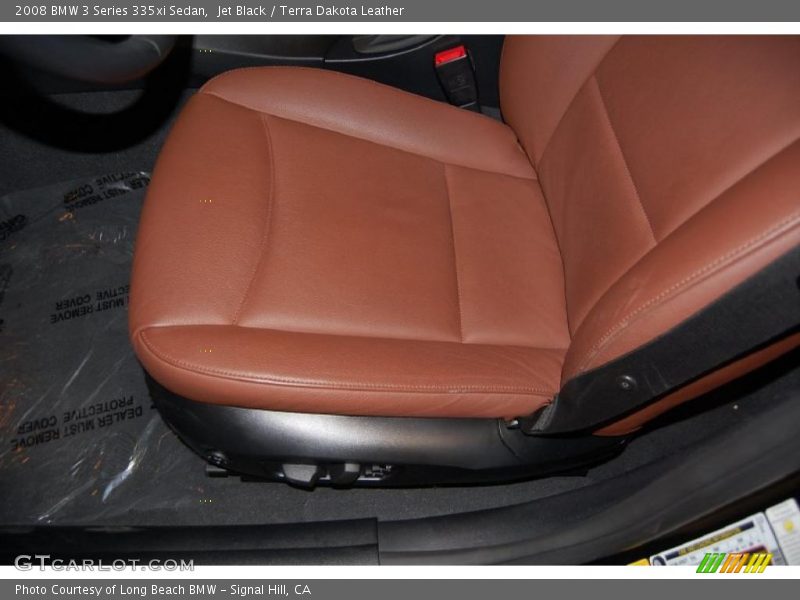 Jet Black / Terra Dakota Leather 2008 BMW 3 Series 335xi Sedan