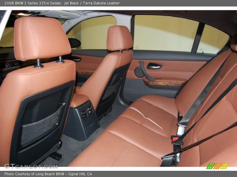 Jet Black / Terra Dakota Leather 2008 BMW 3 Series 335xi Sedan