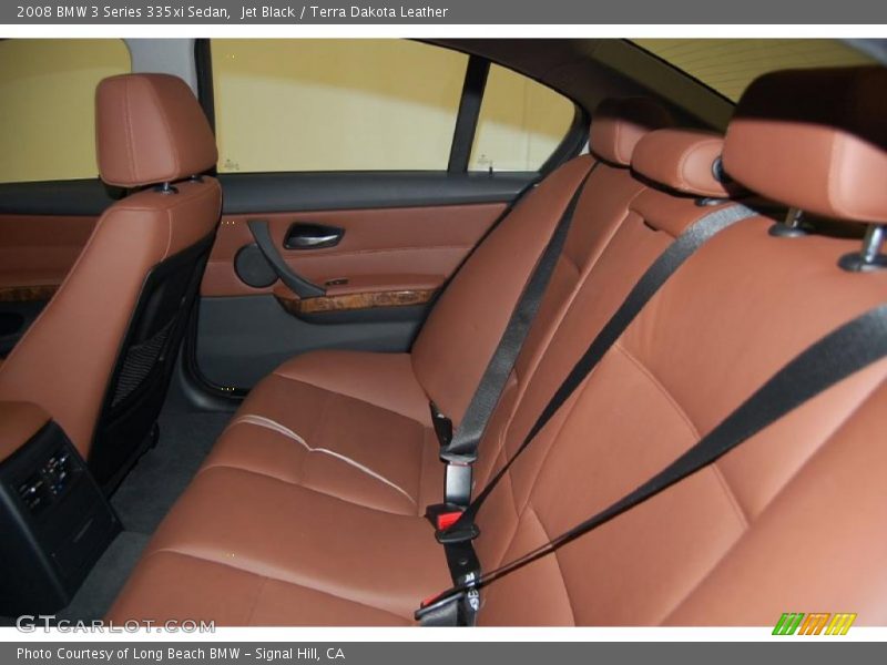 Jet Black / Terra Dakota Leather 2008 BMW 3 Series 335xi Sedan