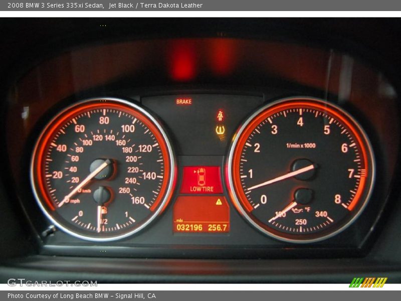 Jet Black / Terra Dakota Leather 2008 BMW 3 Series 335xi Sedan