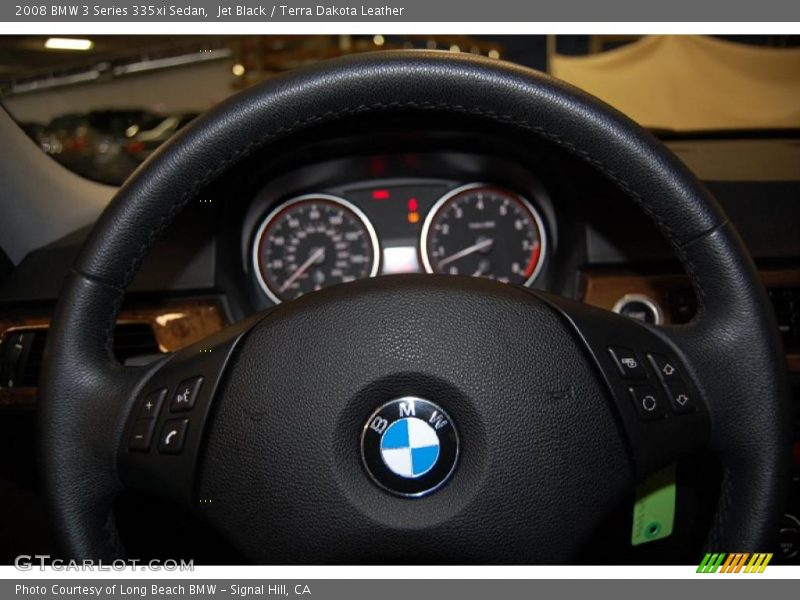 Jet Black / Terra Dakota Leather 2008 BMW 3 Series 335xi Sedan